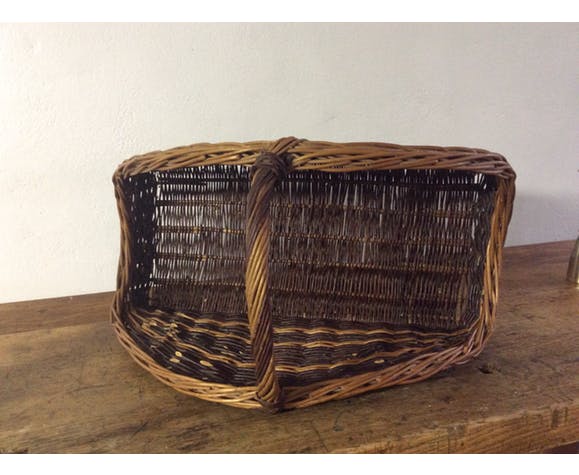 Gate logs braided Wicker