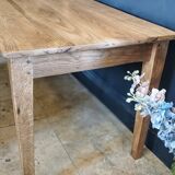 Solid oak farmhouse table 220cm x 75cm