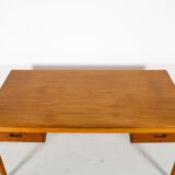 Scandinavian minimalist desk exotic wood 60's
