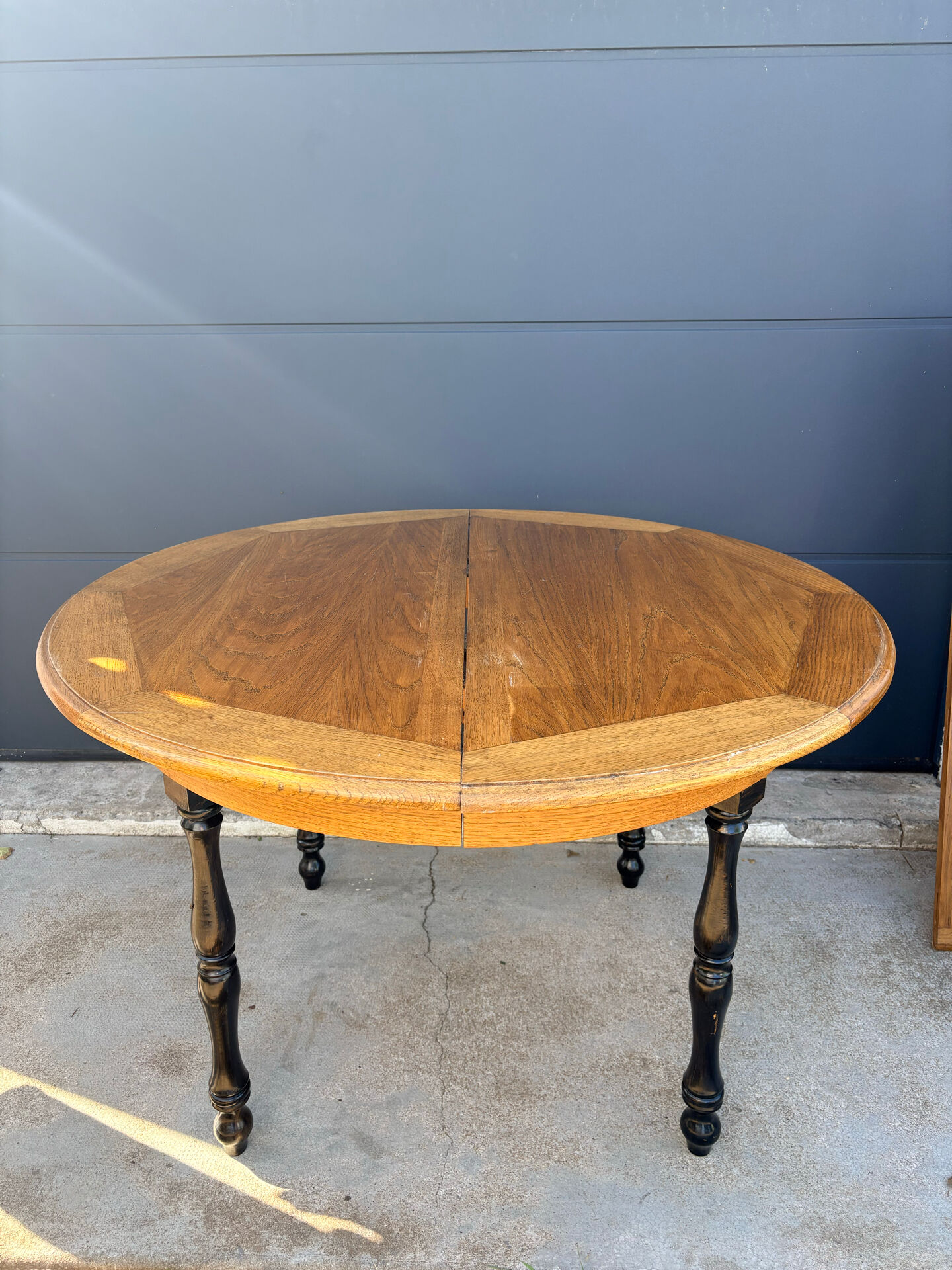 Table ancienne extensible en chêne massif