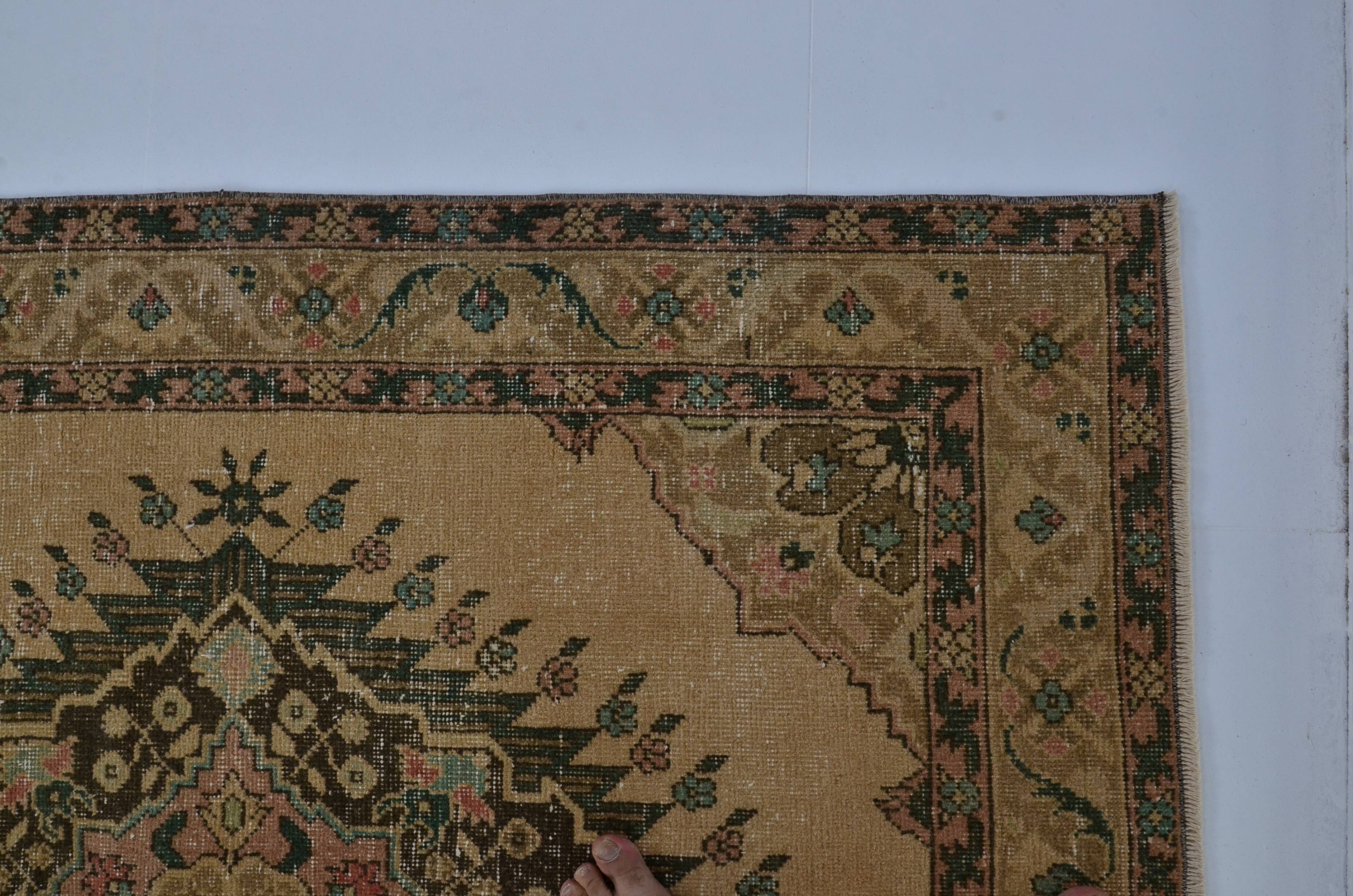 Antique Oushak Vintage Runner Rug sku 2139