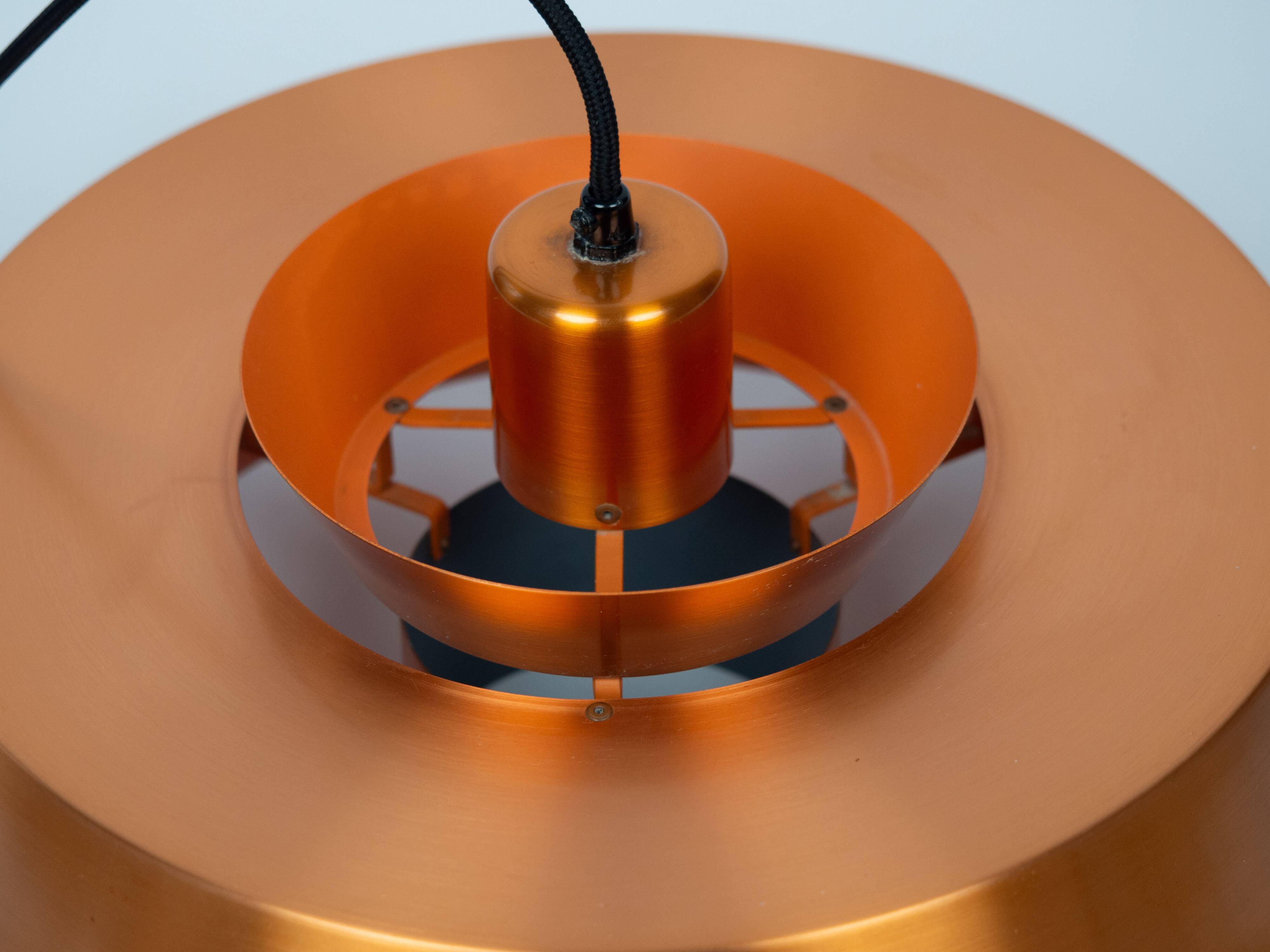 Danish vintage pendant lamp Nova by Jo Hammerborg, Fog og Moruo, 1963