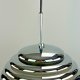 Kazuo Motozawa Saturno chrome design pendant light from the 60s