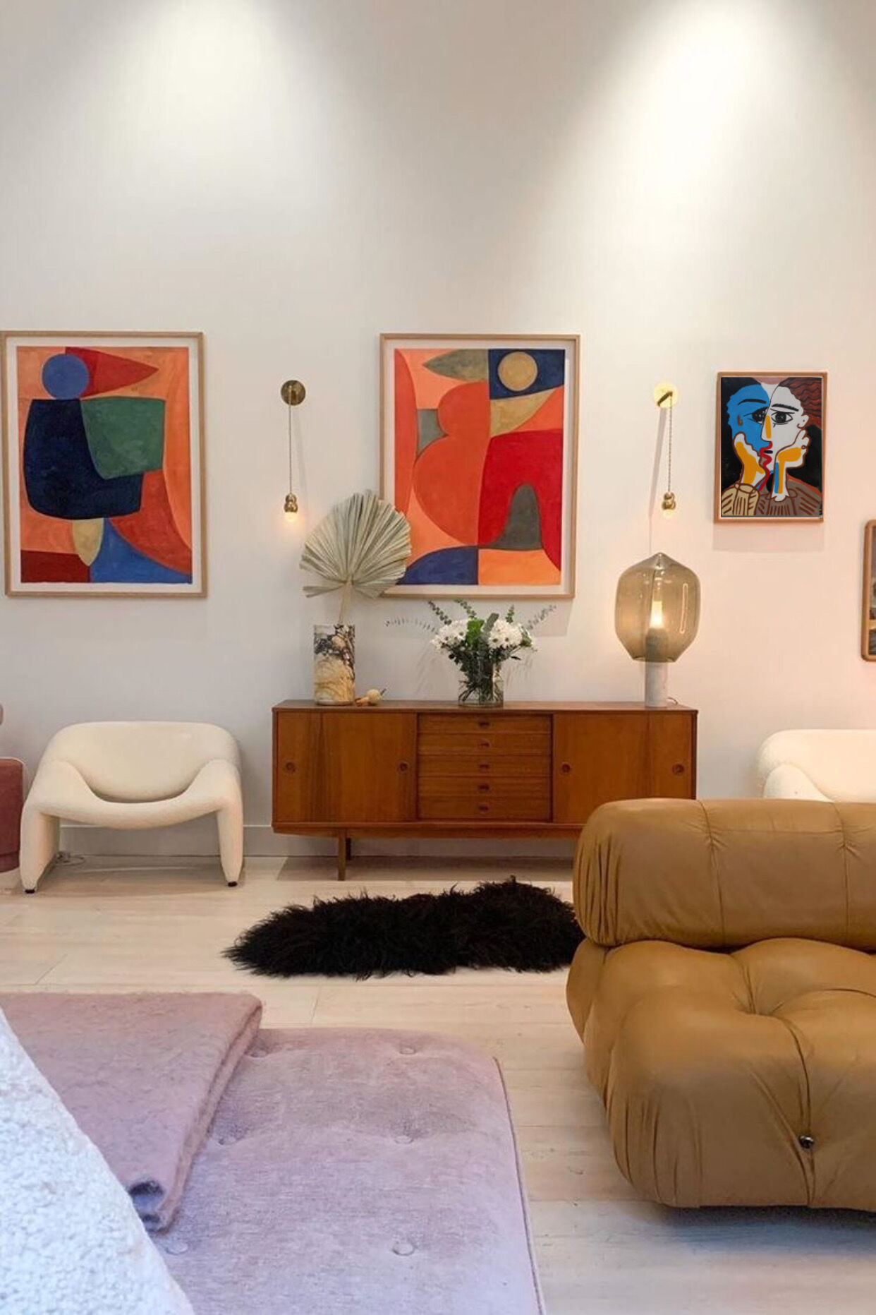 Reproduction of Picasso acrylic canvas Les Amants