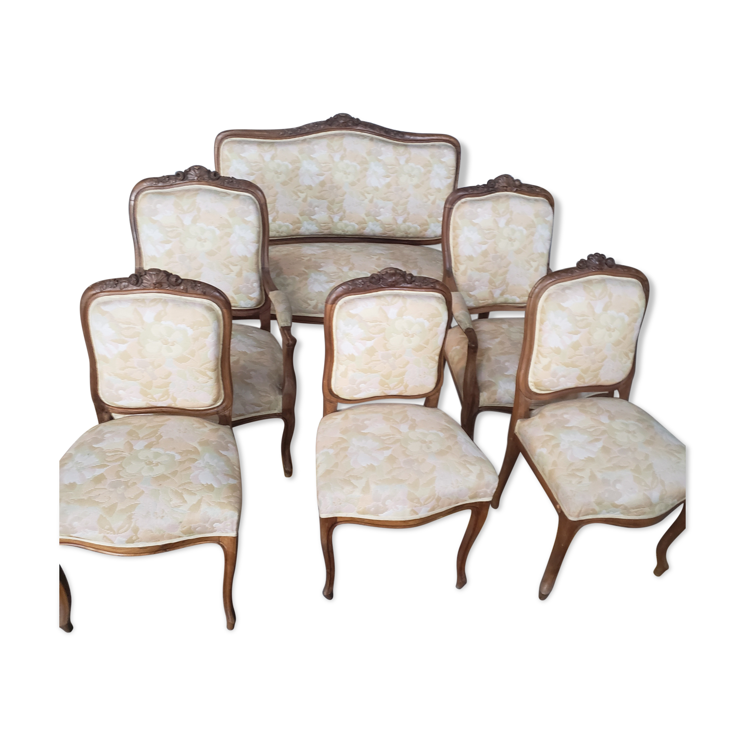 Salon 6 rooms Louis Philippe