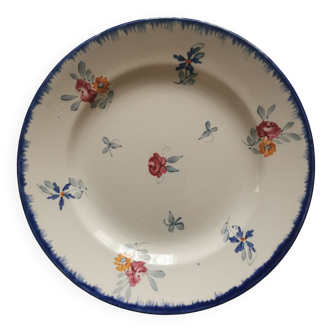 Assiette Plate Digoin Sarreguemines Dannemarie. Modèle Mary Lou