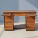Oak roll-front desk, Czechoslovakia, 1930s