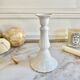 Antique porcelain candle holder