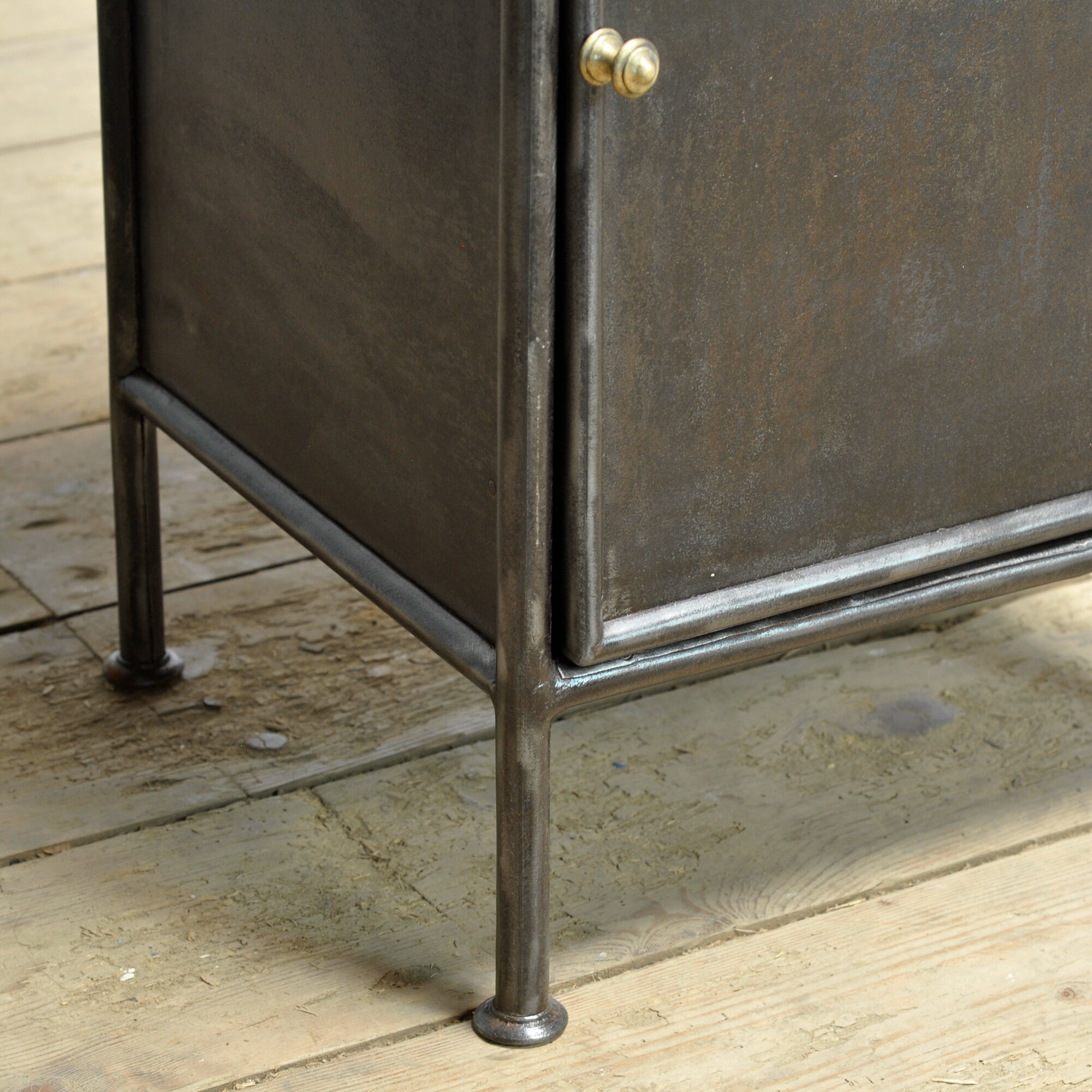 Nightstand with marble top, circa 1920