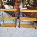 Pair of vintage shelves 1960 ref je