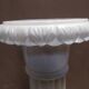 Alabaster lamp on its alabaster light column