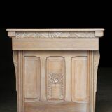 Beautiful shop counter in solid oak, Art Deco style. Very good condition.