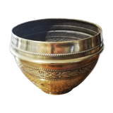 Brass pot cover