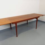 Vintage rectangular Scandinavian dining table by Johannes Andersen Samcom