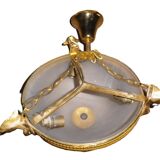 lustre et ses appliques laiton bronze dorée