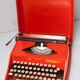 Remington Riviera Sperry orange band typewriter