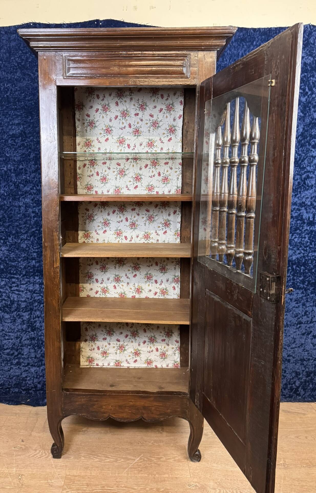 Louis XV period bonnet maker in solid oak circa 1750