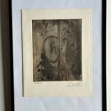 Original engraving by Suzanne Visat. Signed and numbered. 1994