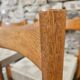 6 chaises Scandinave 1960' sangles tressées