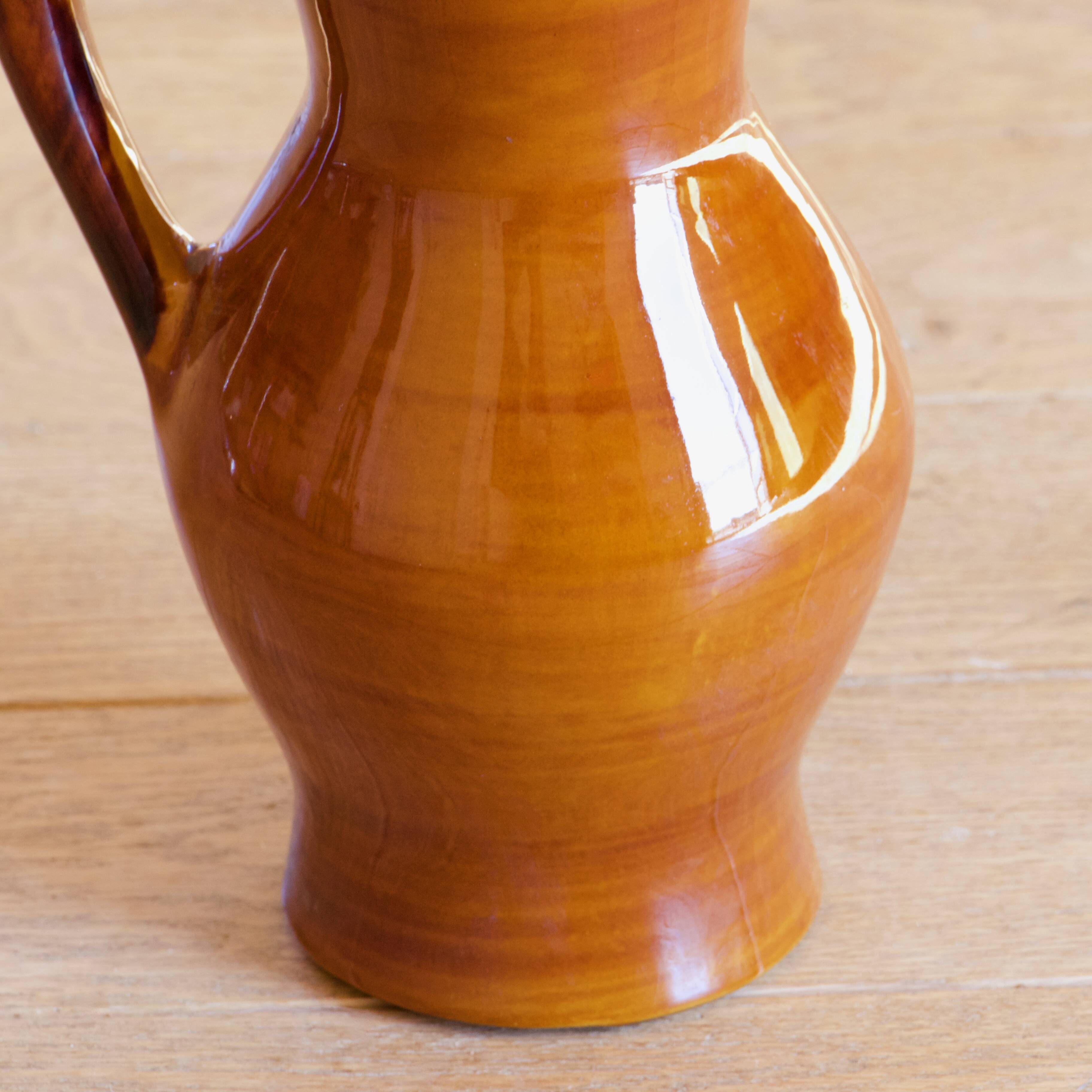 Large antique carafe signed Saint Clément