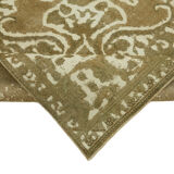 1980s 283 cm x 366 cm beige wool carpet