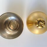 Brass golden pear candy box
