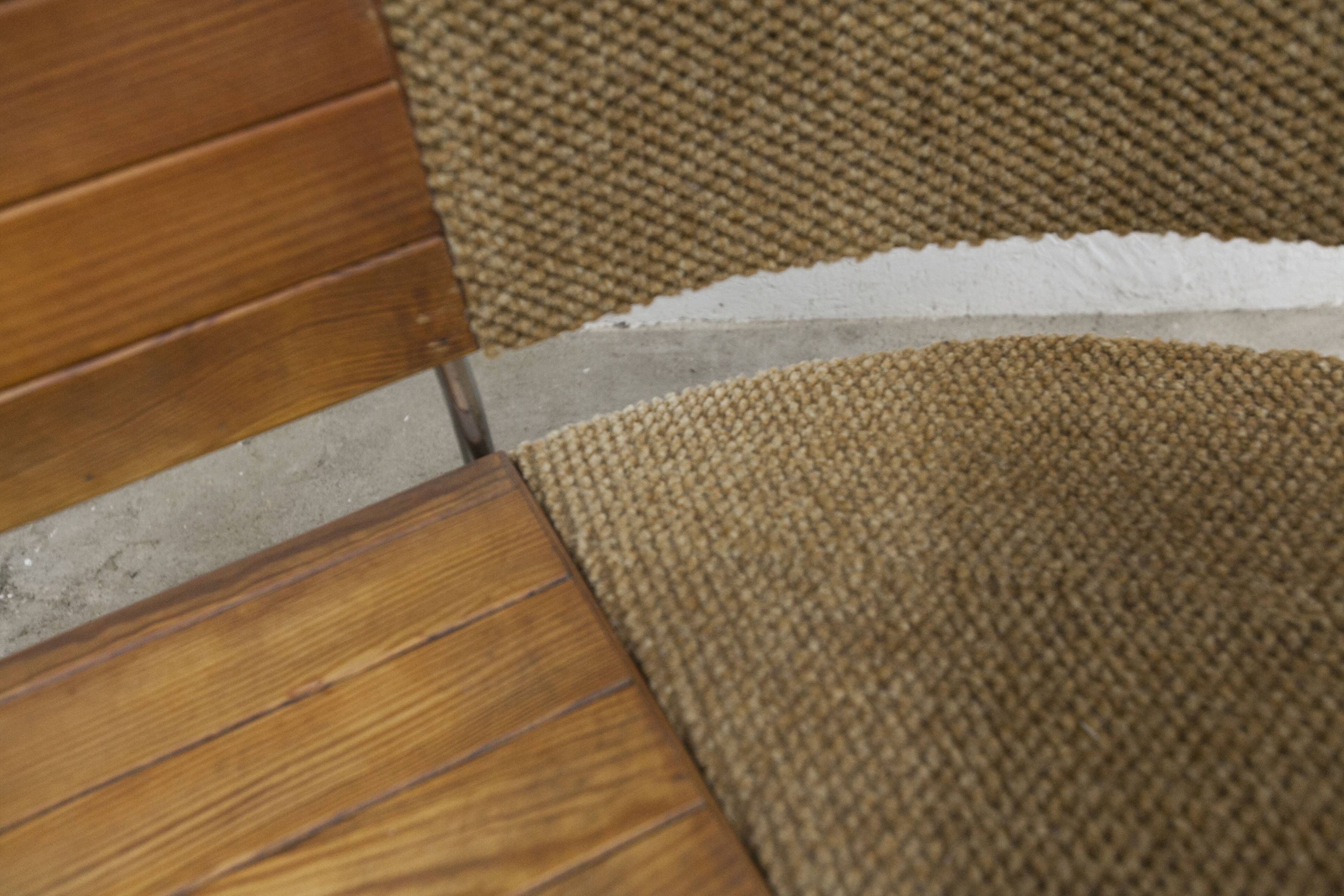 1970 wooden kitchen corner bench set