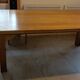 Table à manger exceptionnelle en chêne massif 220x120x78 cm