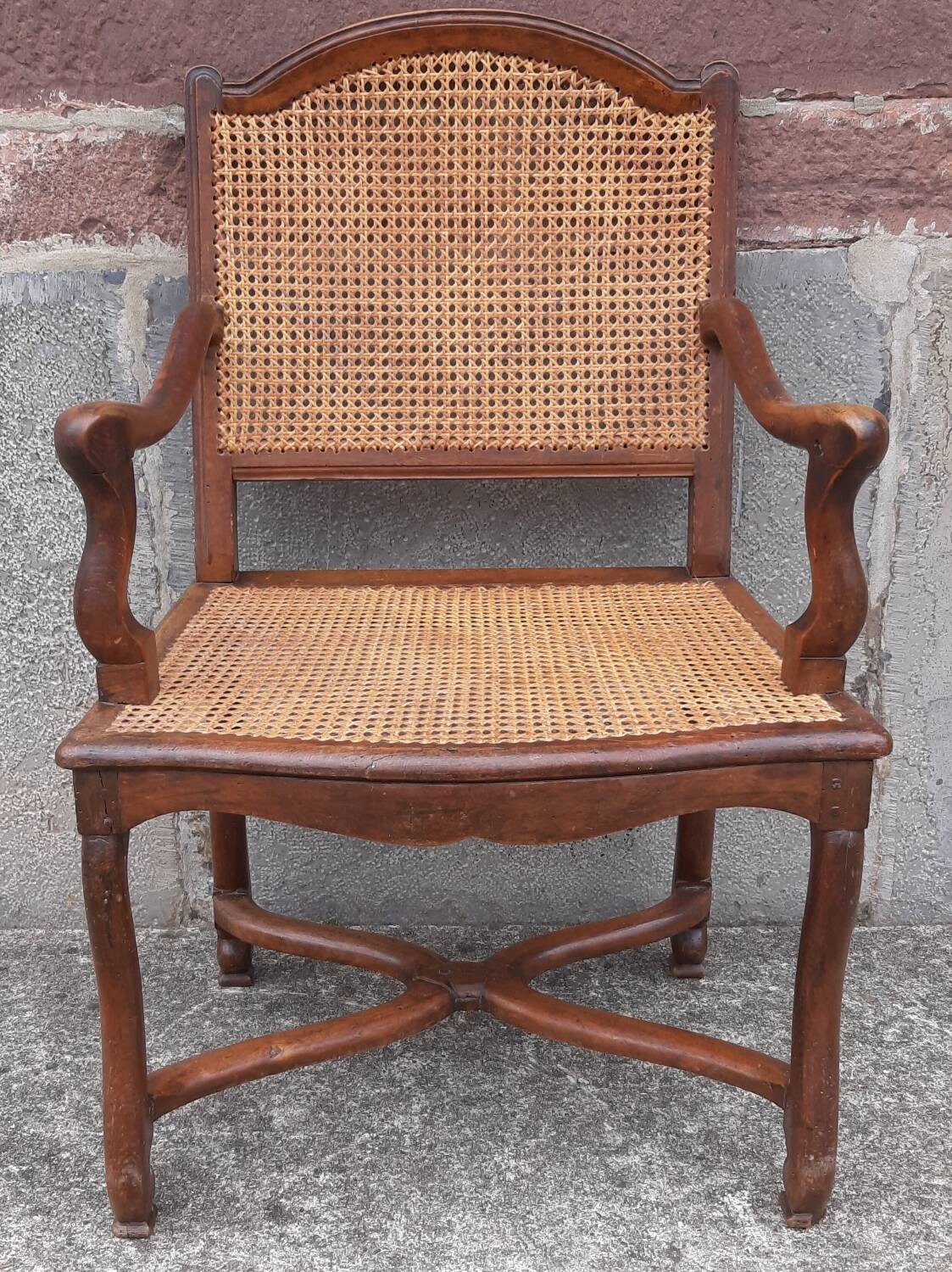 Fauteuil canné, 18ème siècle