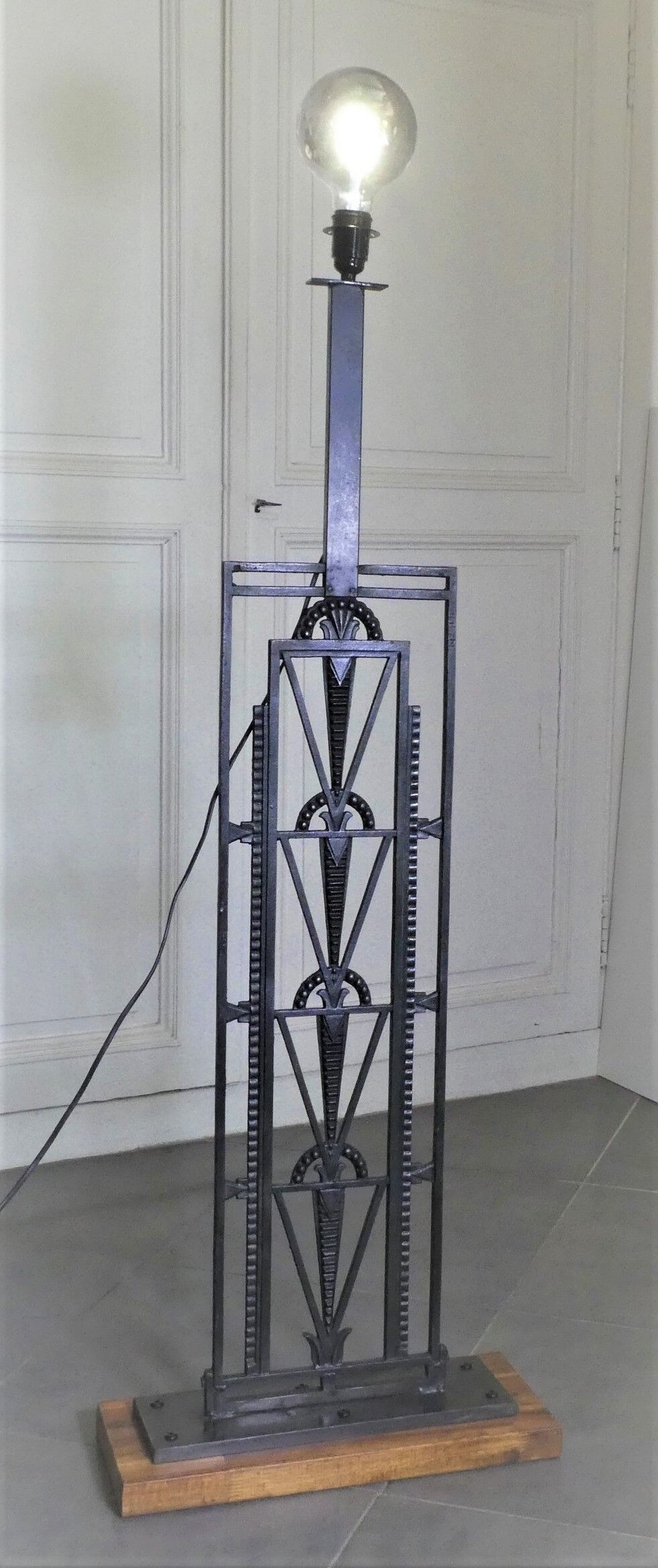 art deco floor lamp