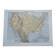 Old political map of the United States and Mexico by Larousse.