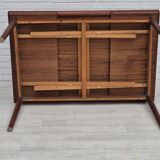 1970s, Danish foldable dining table, teak wood, original condition.