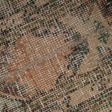 Vintage Turkish Oushak Rug Handwoven 59x674 cm