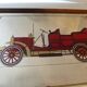 Screen-printed mirror of old car "1906 Spyker" vintage 1970s