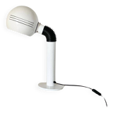 Space Age White Table Lamp, Zonca, Italy 1970 's