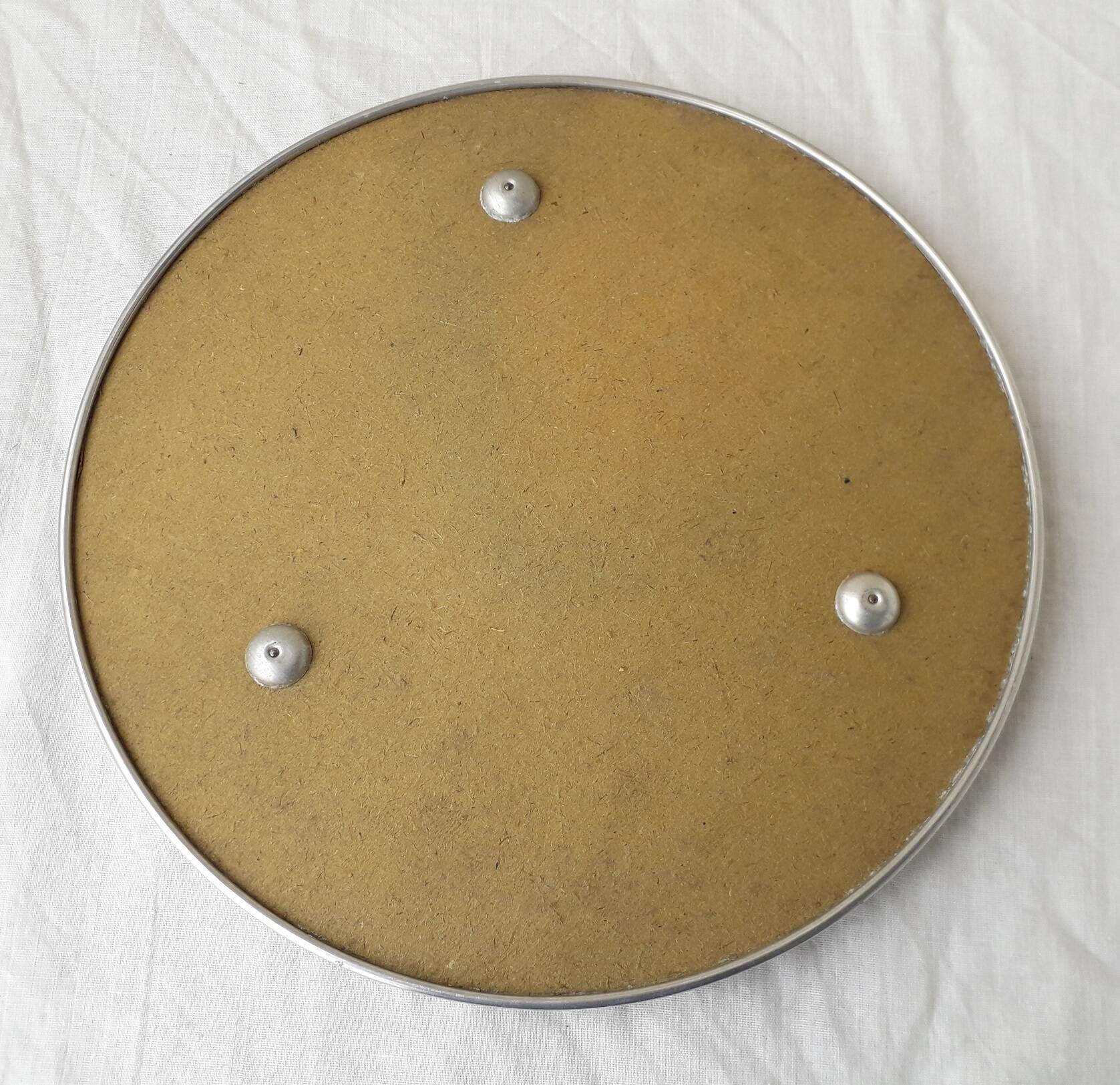 Round mirror tray