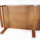 Table basse en teck avec carreaux de design danois, années 1960