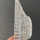 Antique crystal glass fruit dish