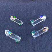 Set of Four Rare Vintage Murano Glass Knife Rests/Knife Holders, Italy, 1