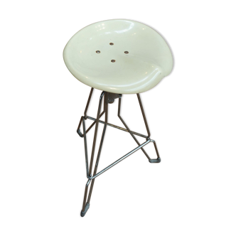 Chair or Stool Top Adjustable Metal Design 1960