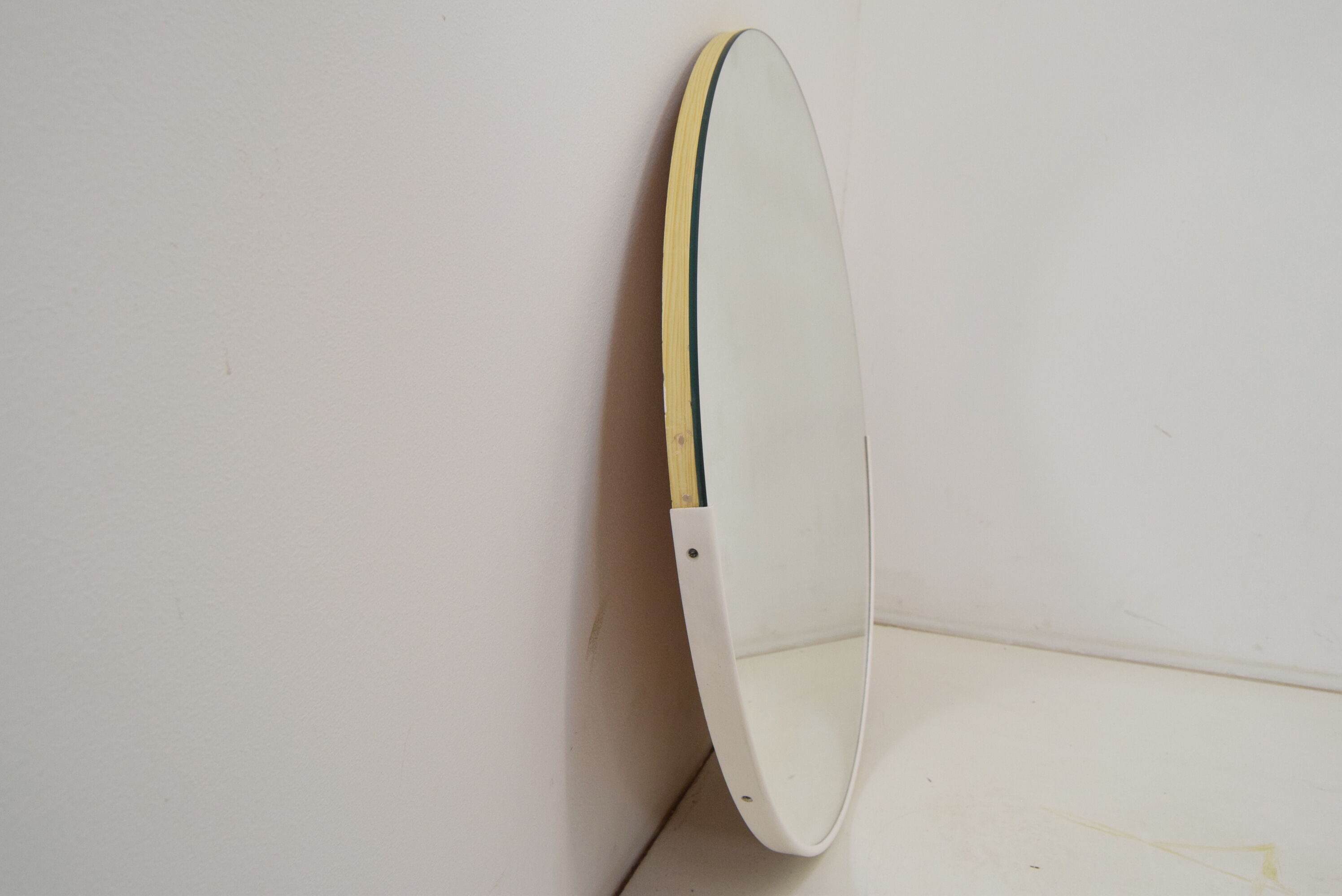Mid-century Wall Round Mirror,1970's