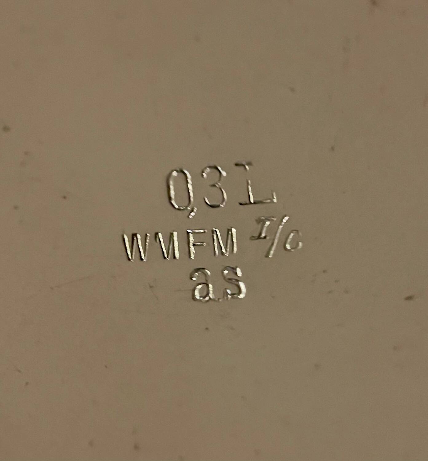 WMF tea set, silver-plated metal, 4 pieces