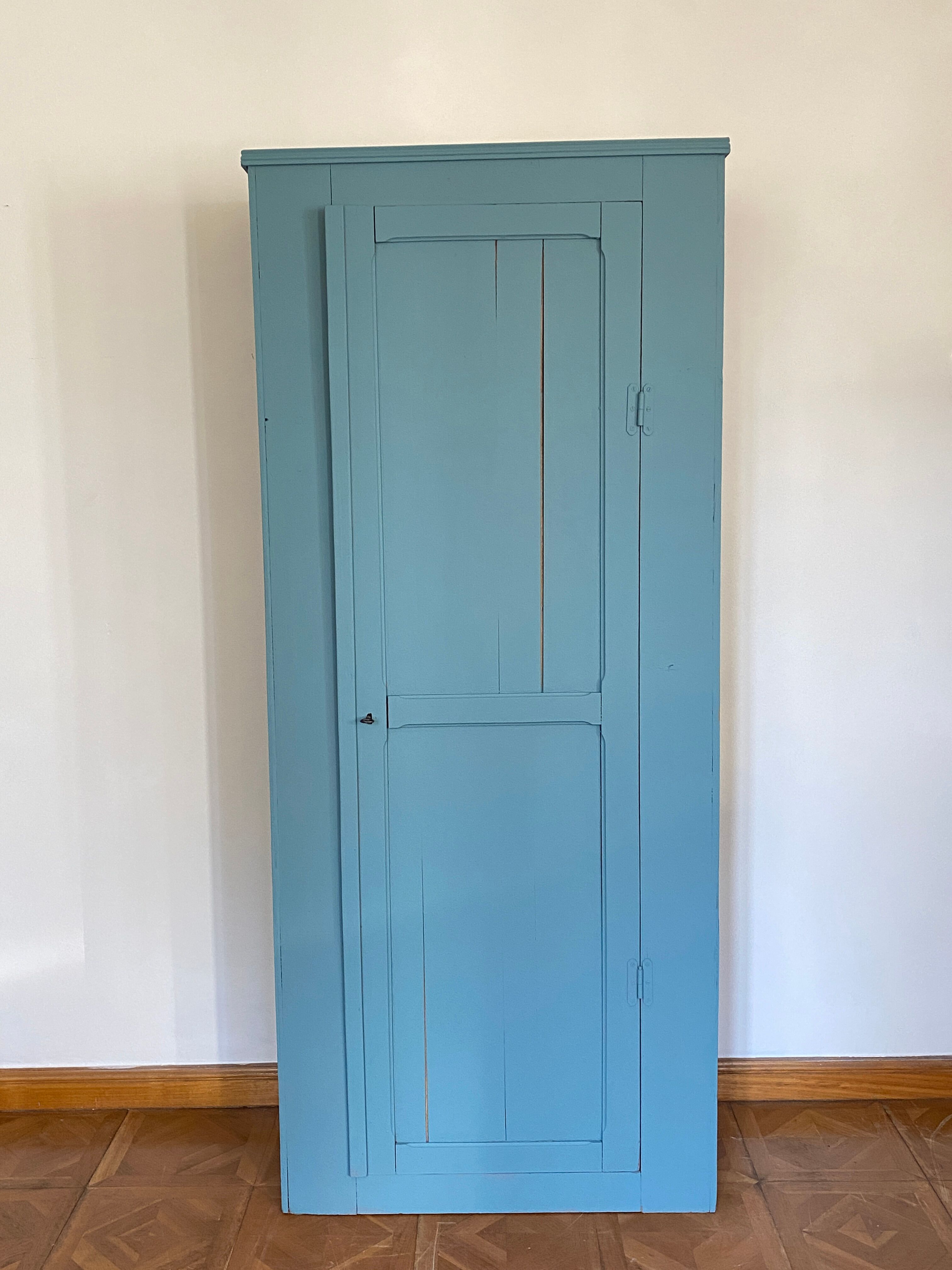 Nordic blue wardrobe