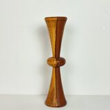 Wooden candle holder