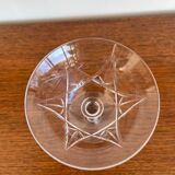 6 Crystal Champagne Coupes Saint-Louis Model Lasalle