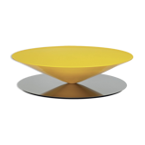 Float yellow coffee table