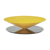 Table basse float jaune