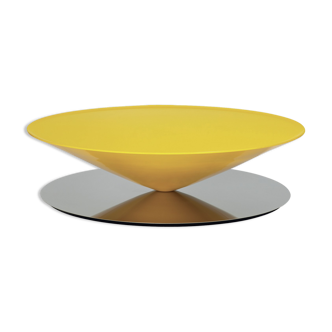 Float yellow coffee table