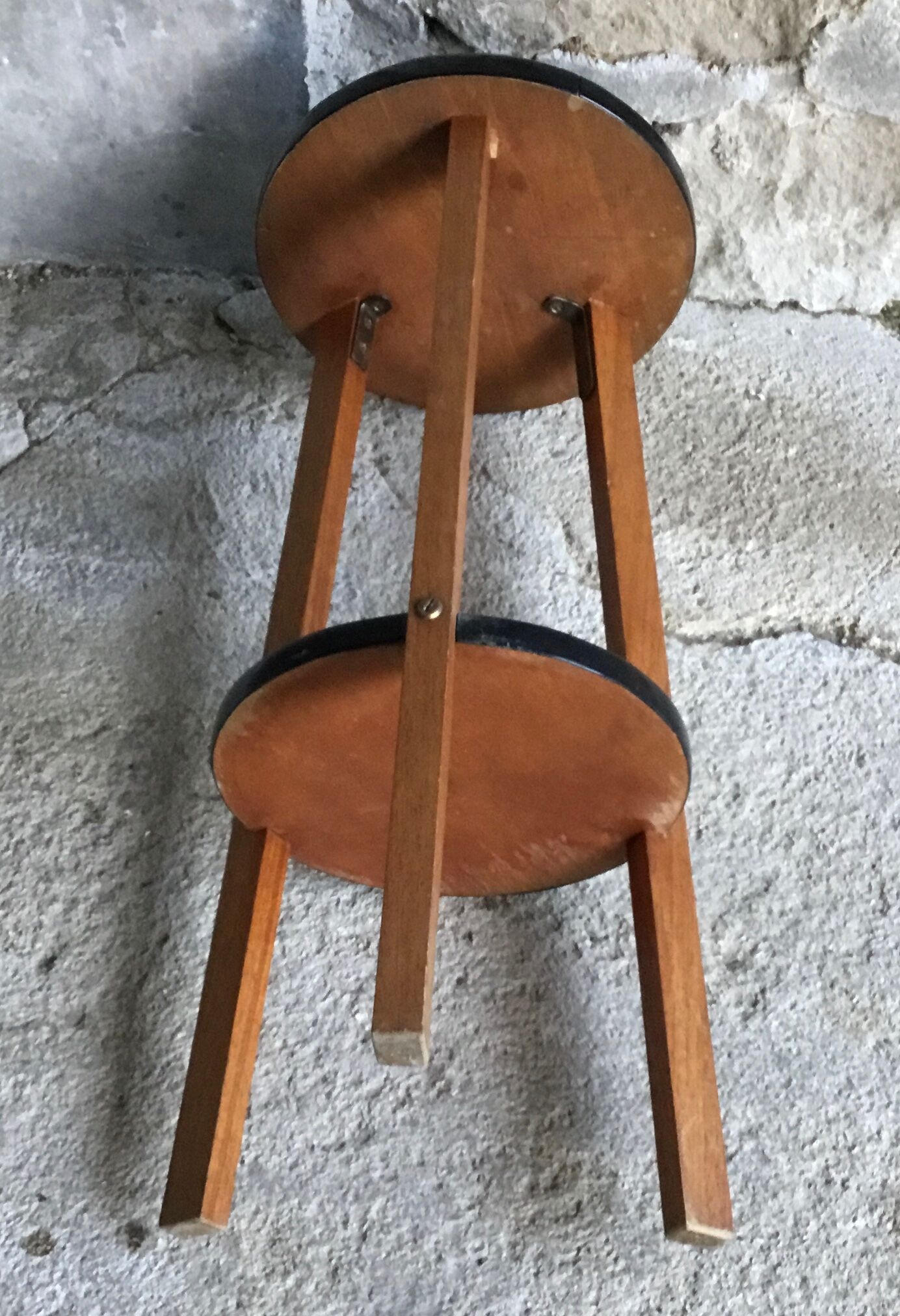 2-plate plant holder formica - vintage - 1960