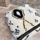 Handmade Berber Kilim pouf, floor cushion.
